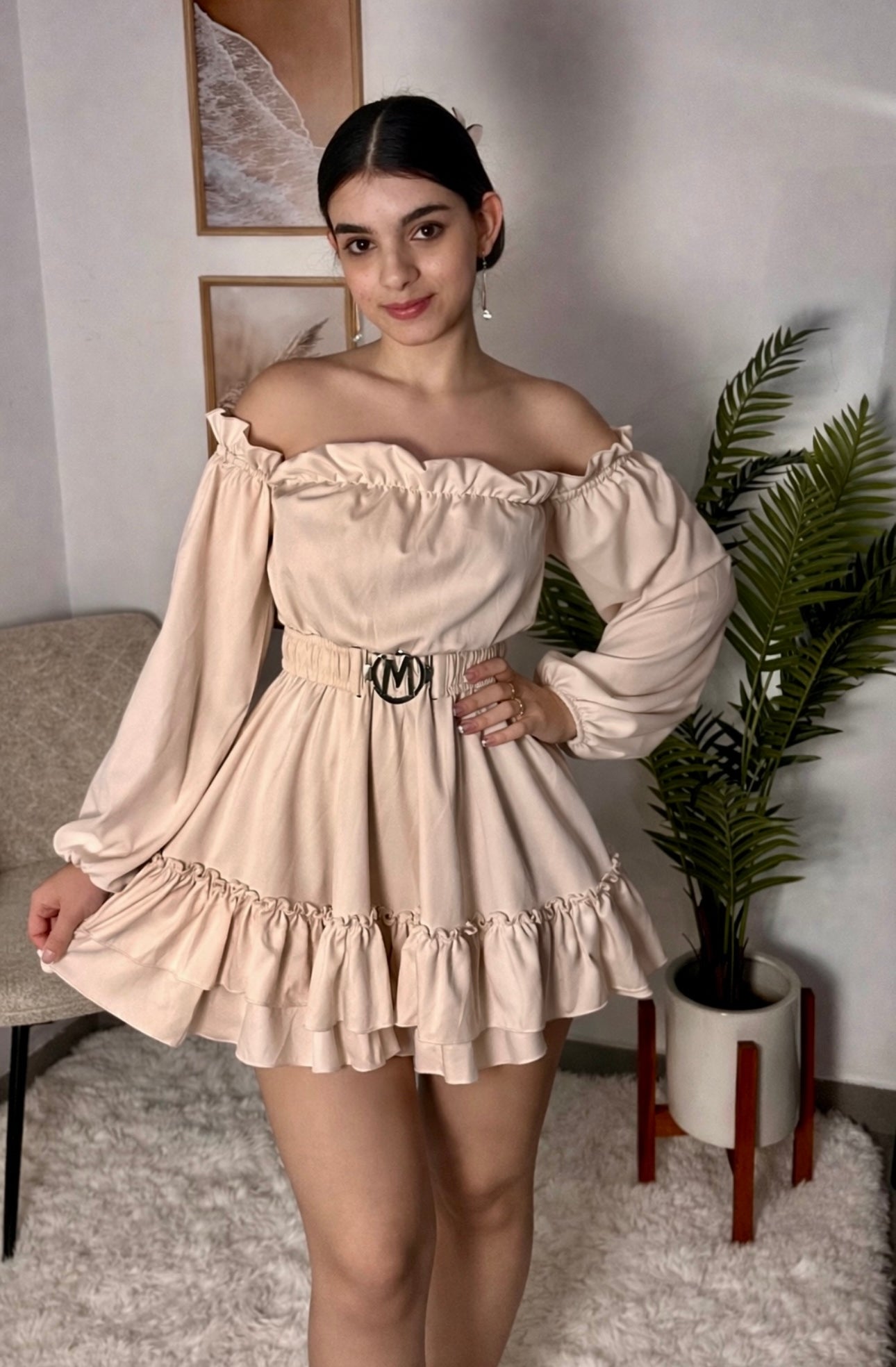 Vestido Lume Nude
